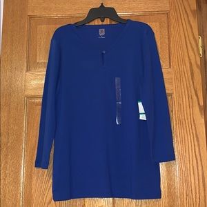 NWT “Anne Klein Sport” 3/4 Sleeve